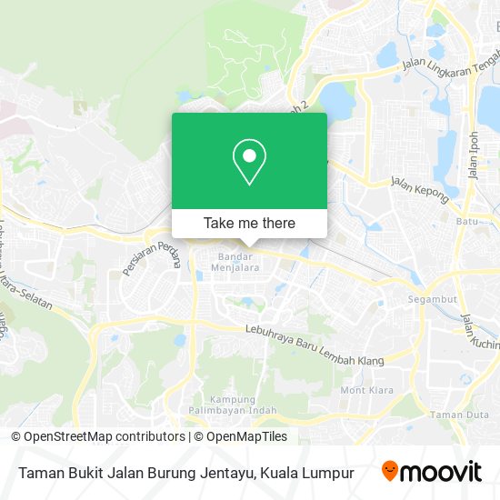 Taman Bukit Jalan Burung Jentayu map