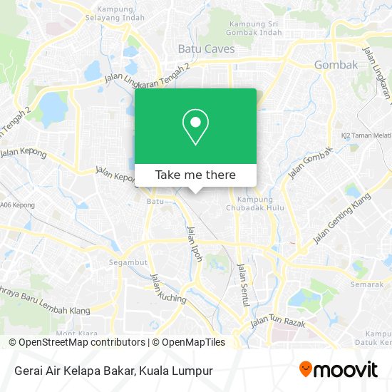 Gerai Air Kelapa Bakar map