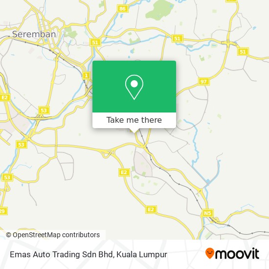 Emas Auto Trading Sdn Bhd map