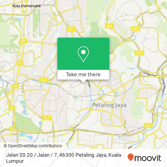 Jalan 20 20 / Jalan / 7, 46300 Petaling Jaya map