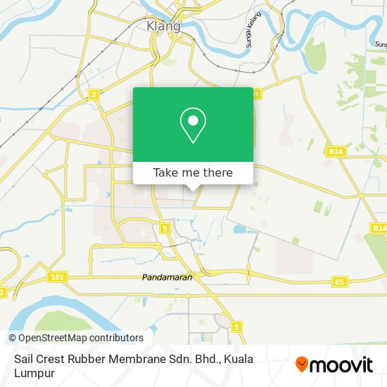 Sail Crest Rubber Membrane Sdn. Bhd. map