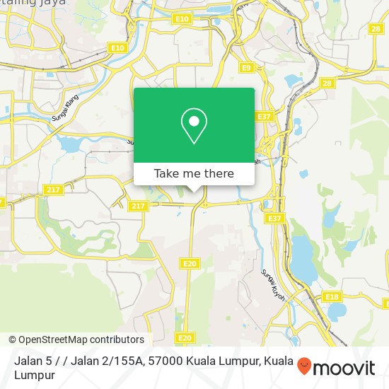 Jalan 5 / / Jalan 2 / 155A, 57000 Kuala Lumpur map