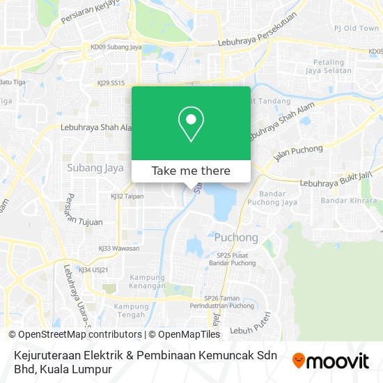 Kejuruteraan Elektrik & Pembinaan Kemuncak Sdn Bhd map