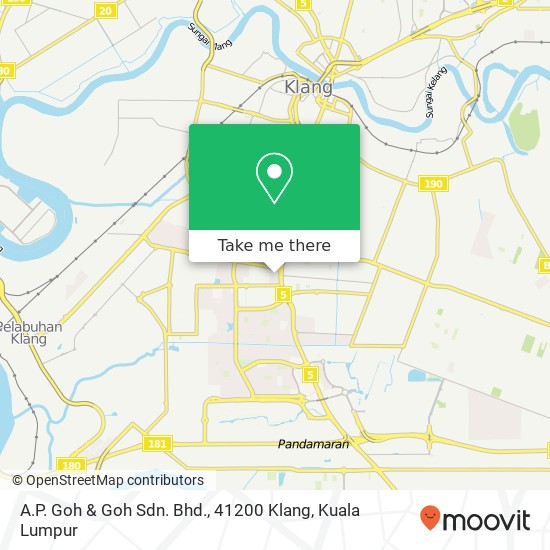 Peta A.P. Goh & Goh Sdn. Bhd., 41200 Klang