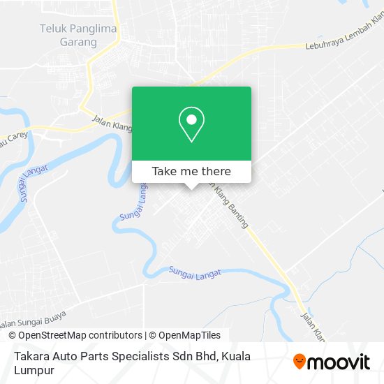 Peta Takara Auto Parts Specialists Sdn Bhd