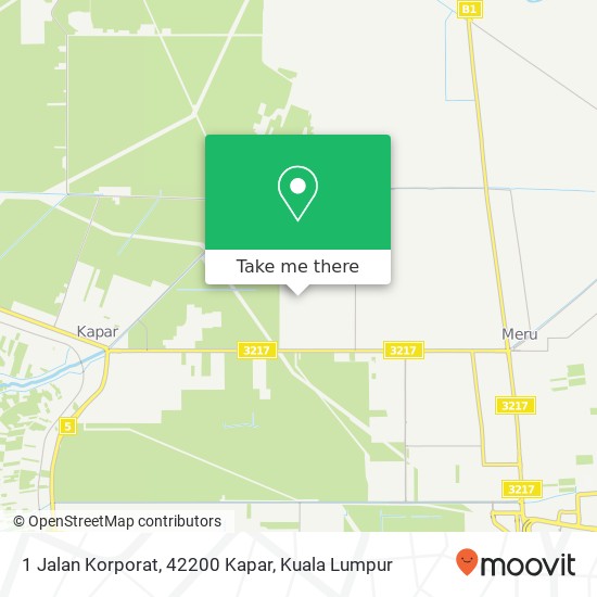 1 Jalan Korporat, 42200 Kapar map