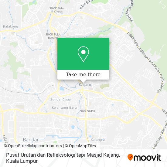 Pusat Urutan dan Refleksologi tepi Masjid Kajang map