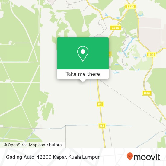 Peta Gading Auto, 42200 Kapar