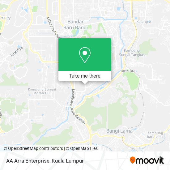 AA Arra Enterprise map