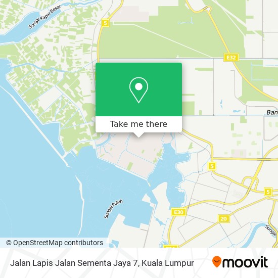 Jalan Lapis Jalan Sementa Jaya 7 map