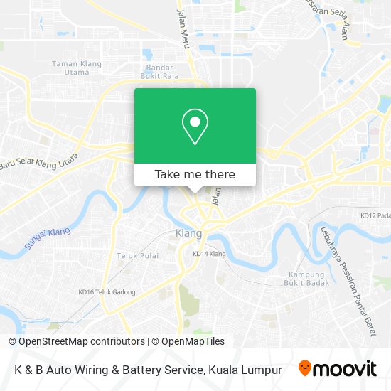 K & B Auto Wiring & Battery Service map