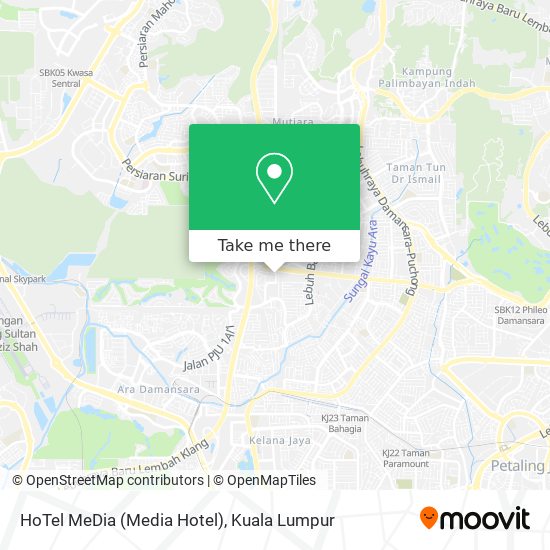 Peta HoTel MeDia (Media Hotel)