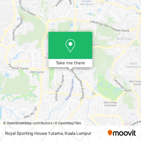 Peta Royal Sporting House 1utama