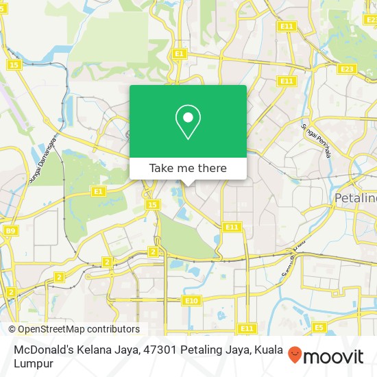 McDonald's Kelana Jaya, 47301 Petaling Jaya map