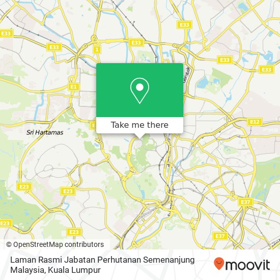 Laman Rasmi Jabatan Perhutanan Semenanjung Malaysia map