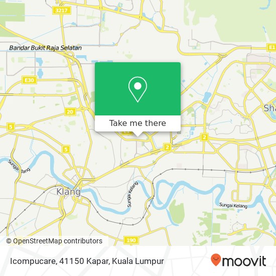 Icompucare, 41150 Kapar map