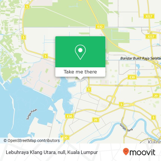 Peta Lebuhraya Klang Utara, null