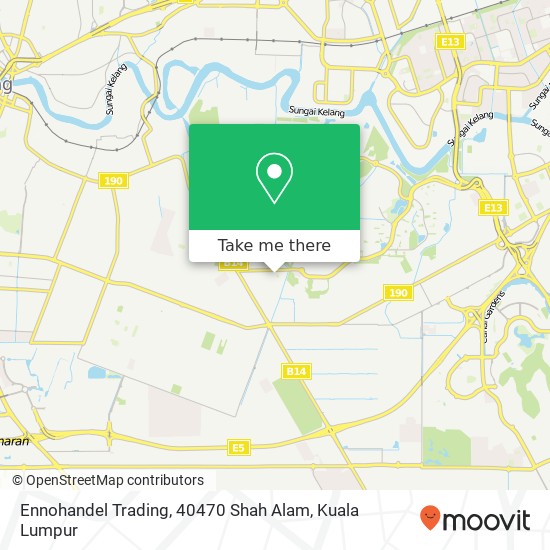 Ennohandel Trading, 40470 Shah Alam map