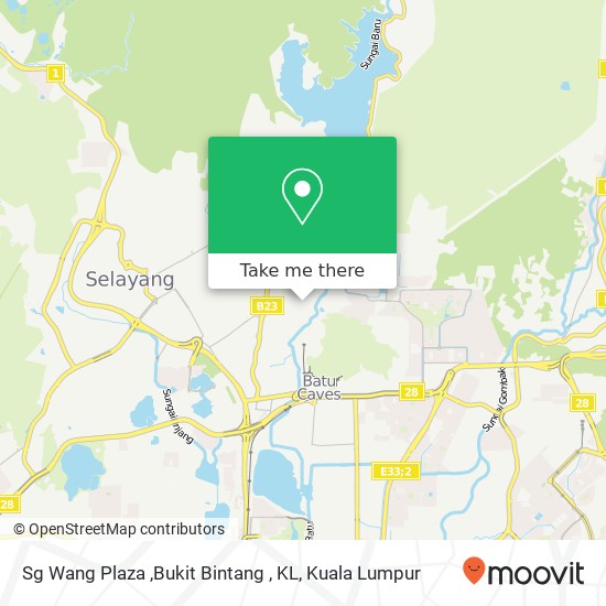 Sg Wang Plaza ,Bukit Bintang , KL map