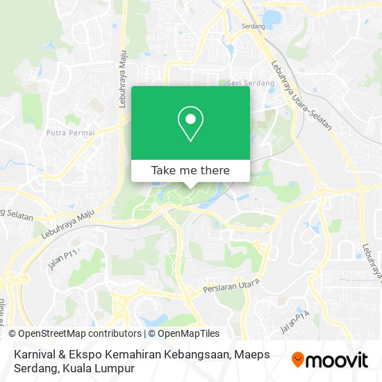 Peta Karnival & Ekspo Kemahiran Kebangsaan, Maeps Serdang
