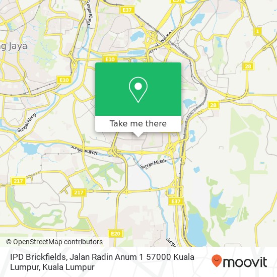 IPD Brickfields, Jalan Radin Anum 1 57000 Kuala Lumpur map