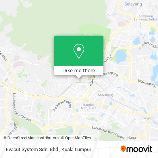 Evacut System Sdn. Bhd. map