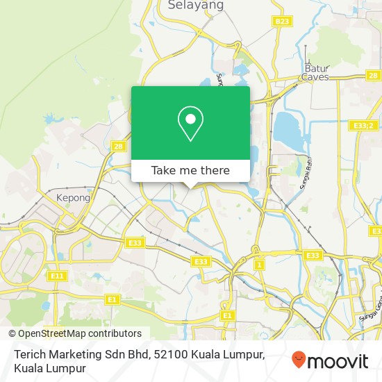 Peta Terich Marketing Sdn Bhd, 52100 Kuala Lumpur