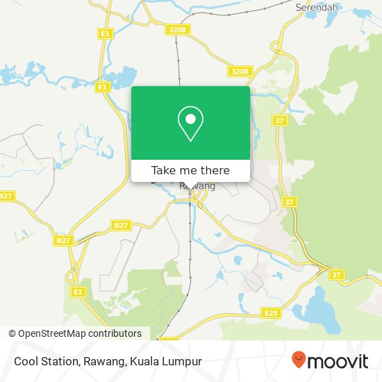 Cool Station, Rawang map