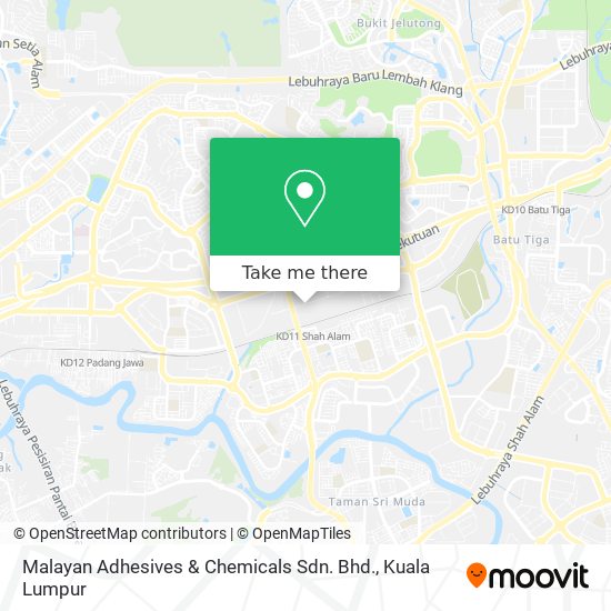 Peta Malayan Adhesives & Chemicals Sdn. Bhd.