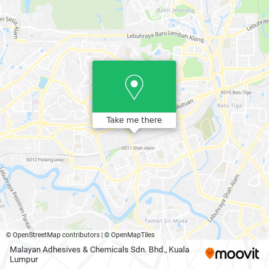 Malayan Adhesives & Chemicals Sdn. Bhd. map