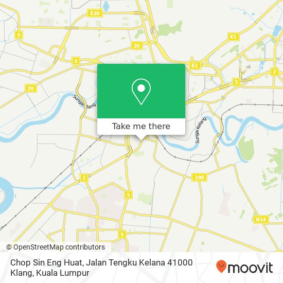 Chop Sin Eng Huat, Jalan Tengku Kelana 41000 Klang map