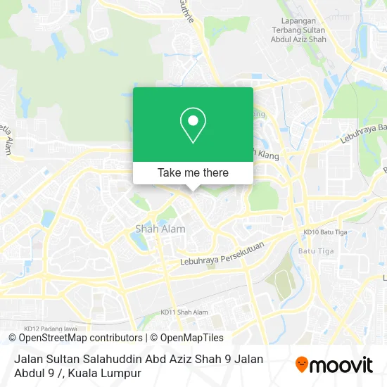Jalan Sultan Salahuddin Abd Aziz Shah 9 Jalan Abdul 9 / map