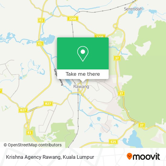 Krishna Agency Rawang map