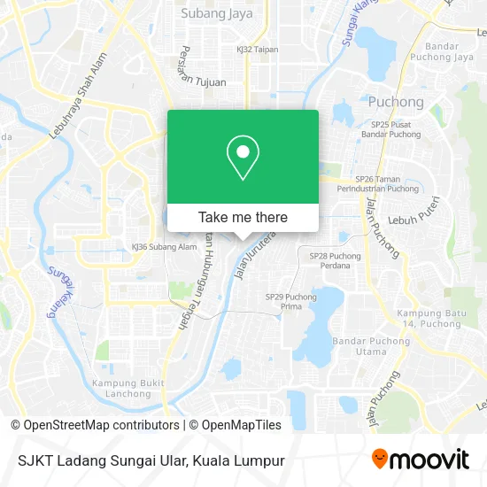 SJKT Ladang Sungai Ular map