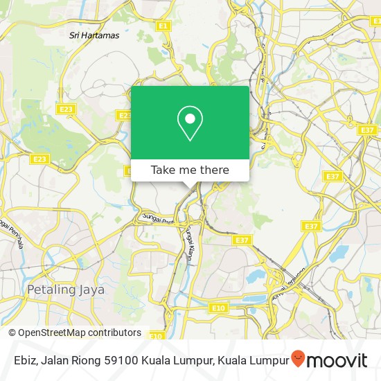 Ebiz, Jalan Riong 59100 Kuala Lumpur map