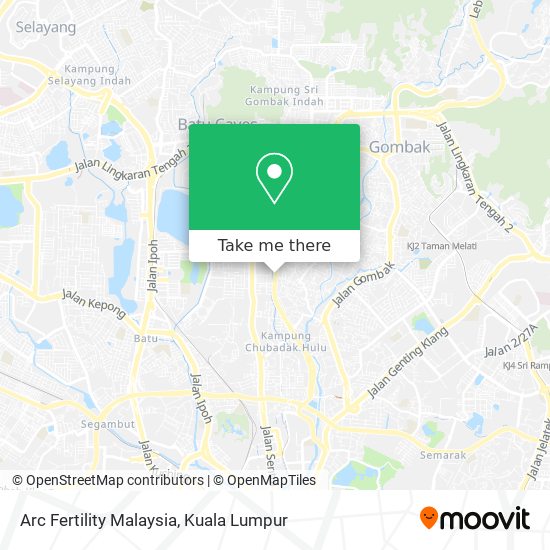 Peta Arc Fertility Malaysia