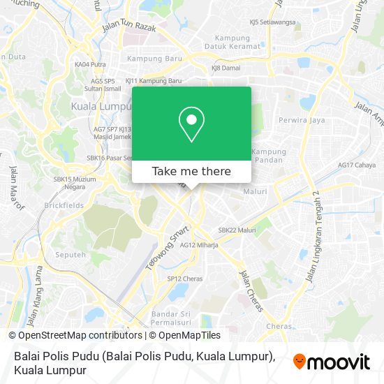 Balai Polis Pudu (Balai Polis Pudu, Kuala Lumpur) map