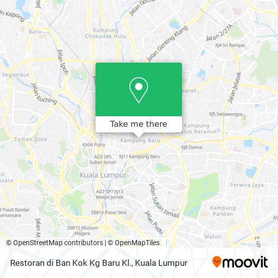 Restoran di Ban Kok Kg Baru Kl. map