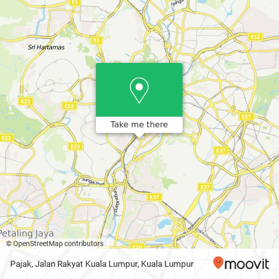 Peta Pajak, Jalan Rakyat Kuala Lumpur