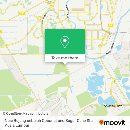 Nasi Bujang sebelah Coconut and Sugar Cane Stall map