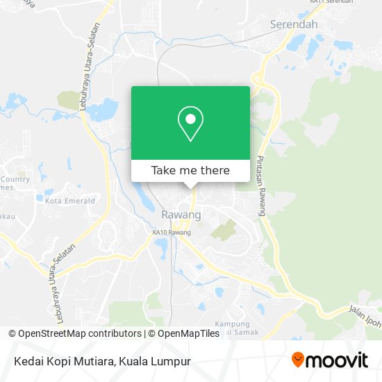 Kedai Kopi Mutiara map