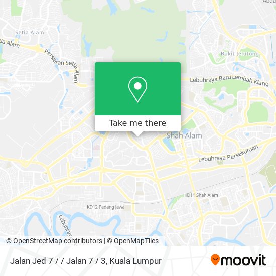 Jalan Jed 7 / / Jalan 7 / 3 map