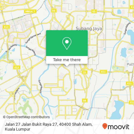 Peta Jalan 27 Jalan Bukit Raya 27, 40400 Shah Alam