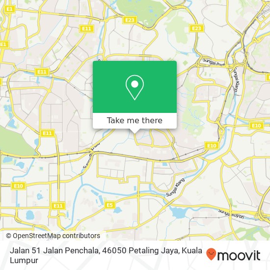Jalan 51 Jalan Penchala, 46050 Petaling Jaya map