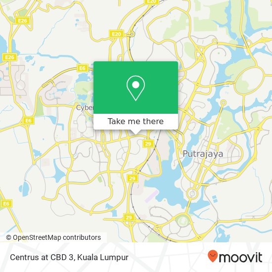 Centrus at CBD 3 map