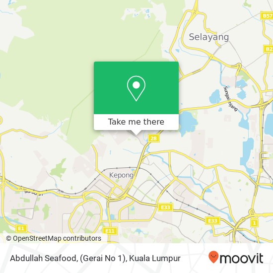 Abdullah Seafood, (Gerai No 1) map