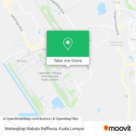 Melangkap Nabalu Rafflesia map