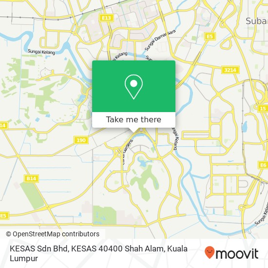 Peta KESAS Sdn Bhd, KESAS 40400 Shah Alam