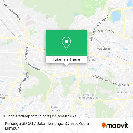 Kenanga SD 5G / Jalan Kenanga SD 9 / 5 map