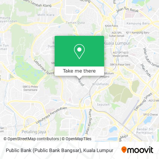 Public Bank (Public Bank Bangsar) map